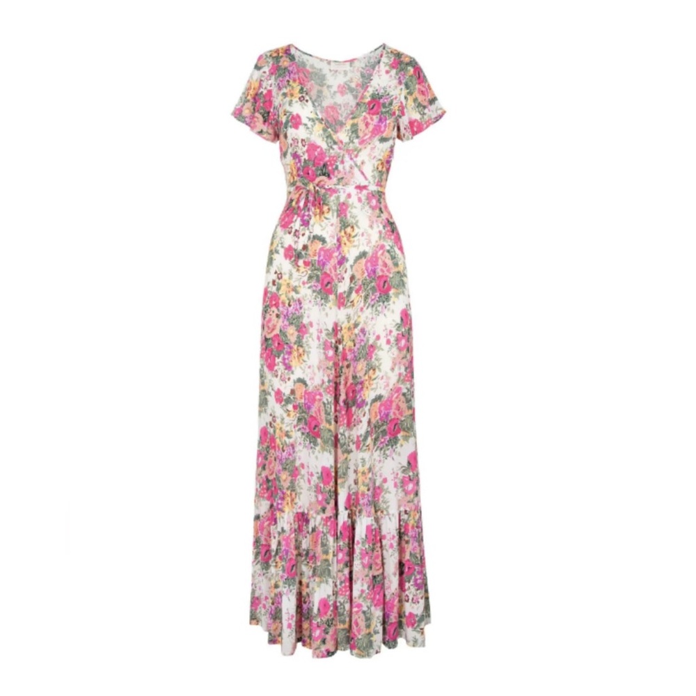Provence Faux‎ Wrap Maxi Dress - Picture 5 of 8